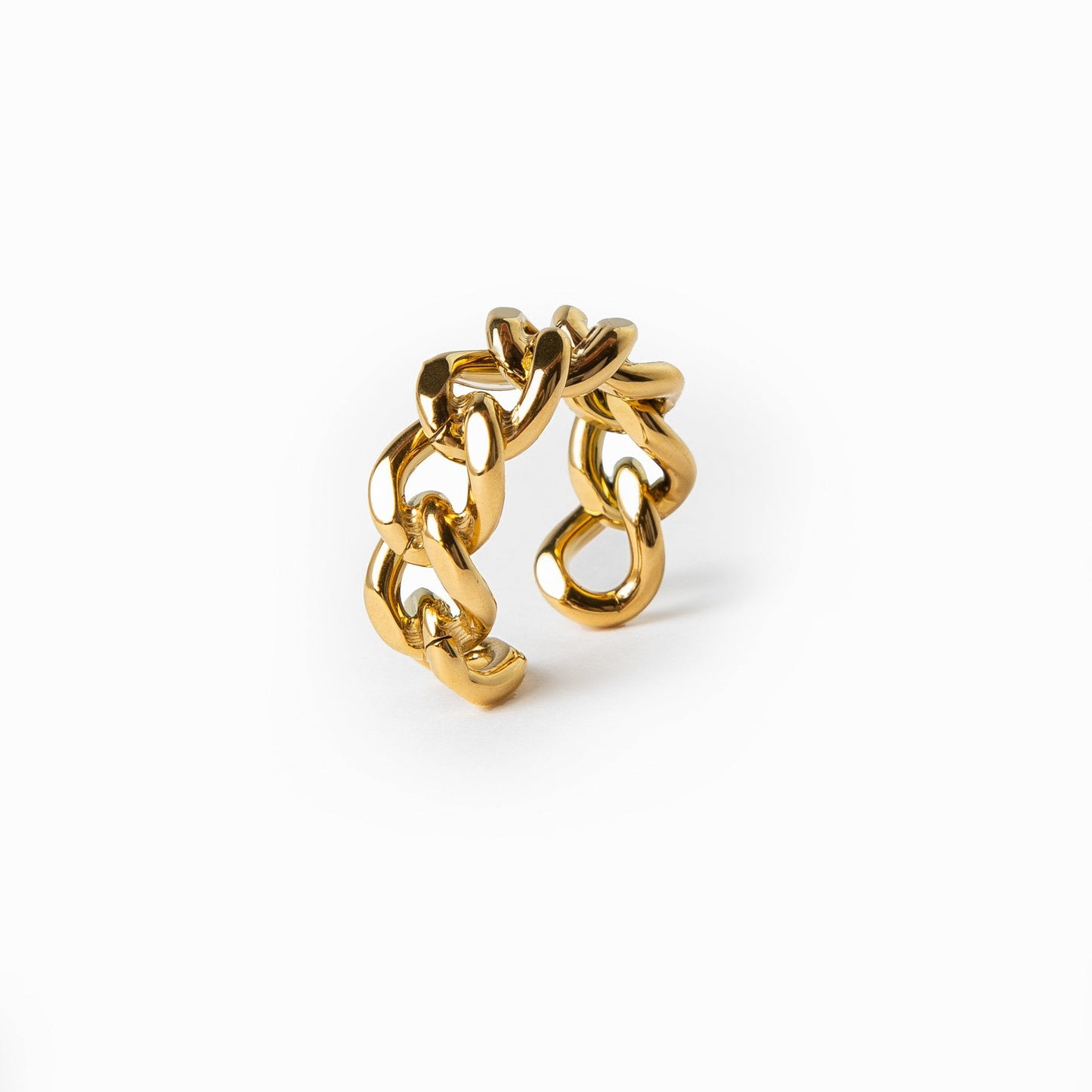Mika – Bague Cadena Ajustable Dorada