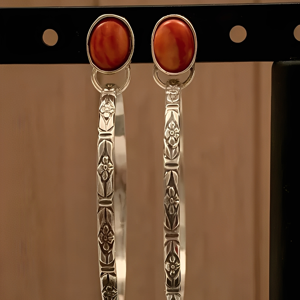 Selene – Pendientes Bohemios Vintage en Onyx
