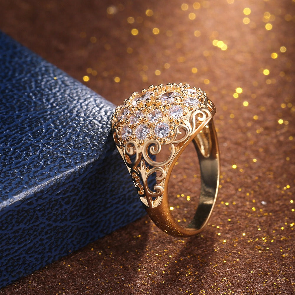 Seraphina – Anillo Diamante de la Era Dorada