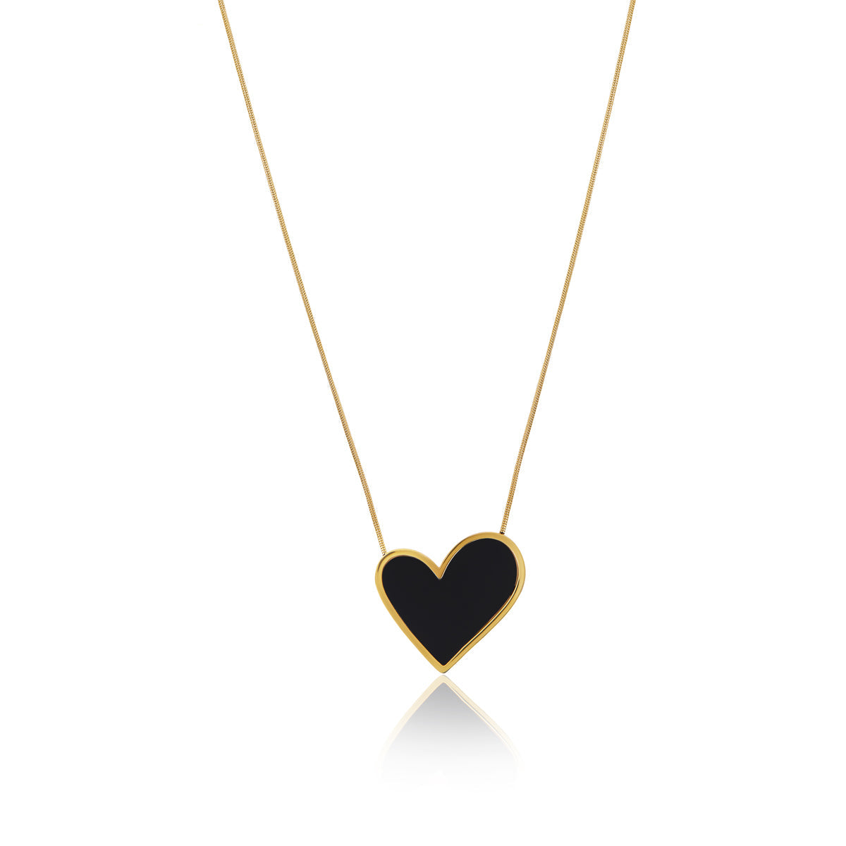 Sharlyn – Collar Colgante Corazón de Mármol