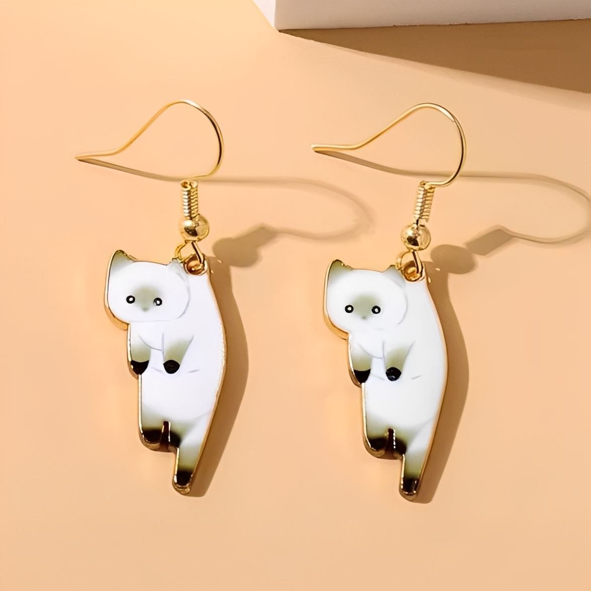 Kate – Pendientes Colgantes Gato