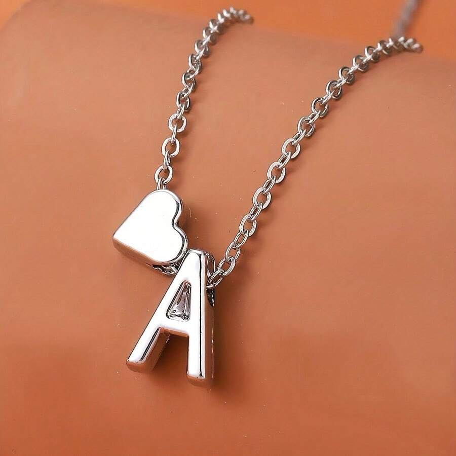 Conjunto de Joyería Corazón Inicial - Conjunto de Joyería Inicial Love