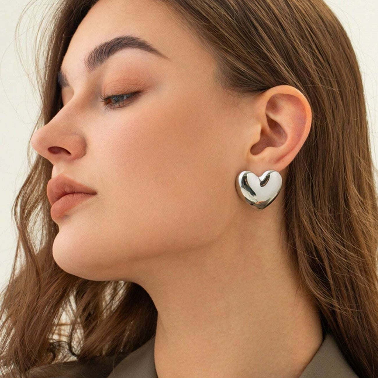 Gran Pendientes de Corazón