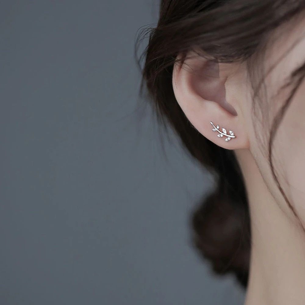 Liana – Pendientes Hojas Brillantes