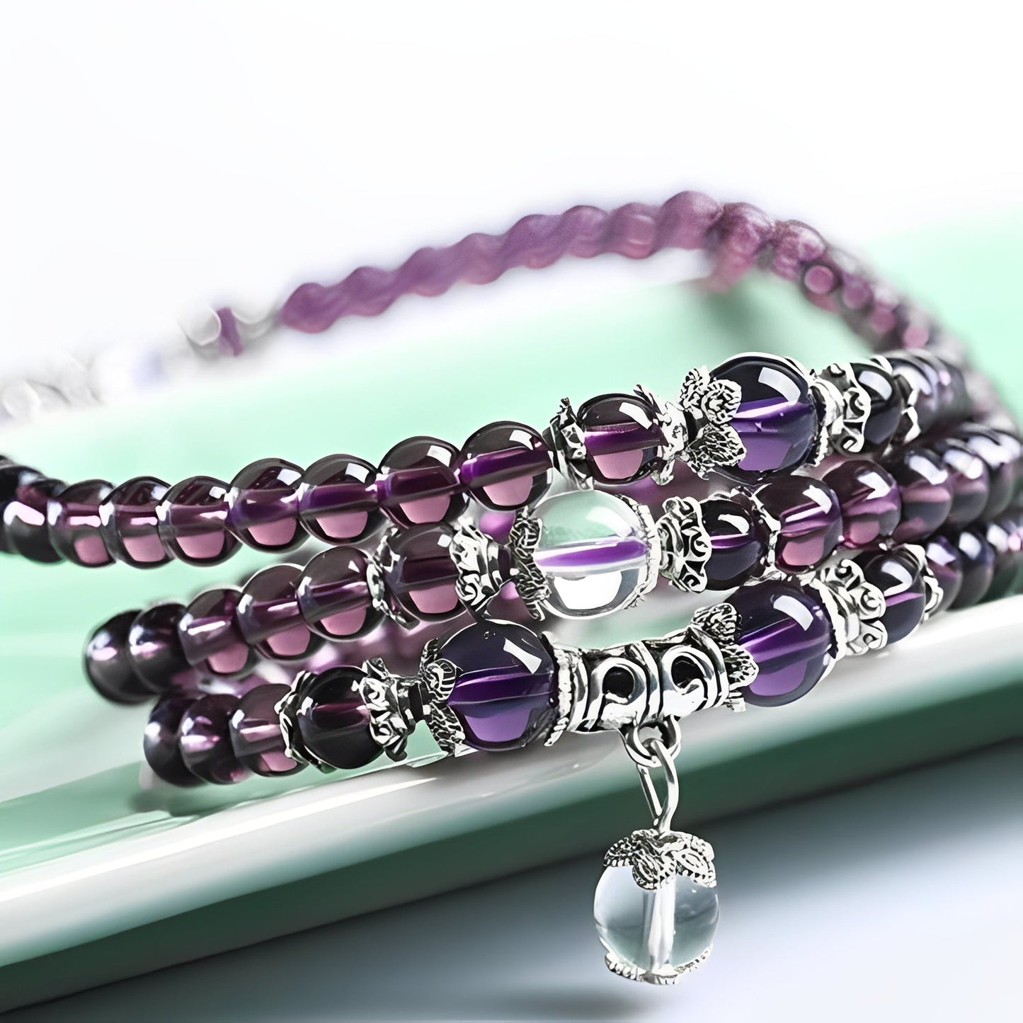 Mia – Pulsera & Collar Espiritual Ametista