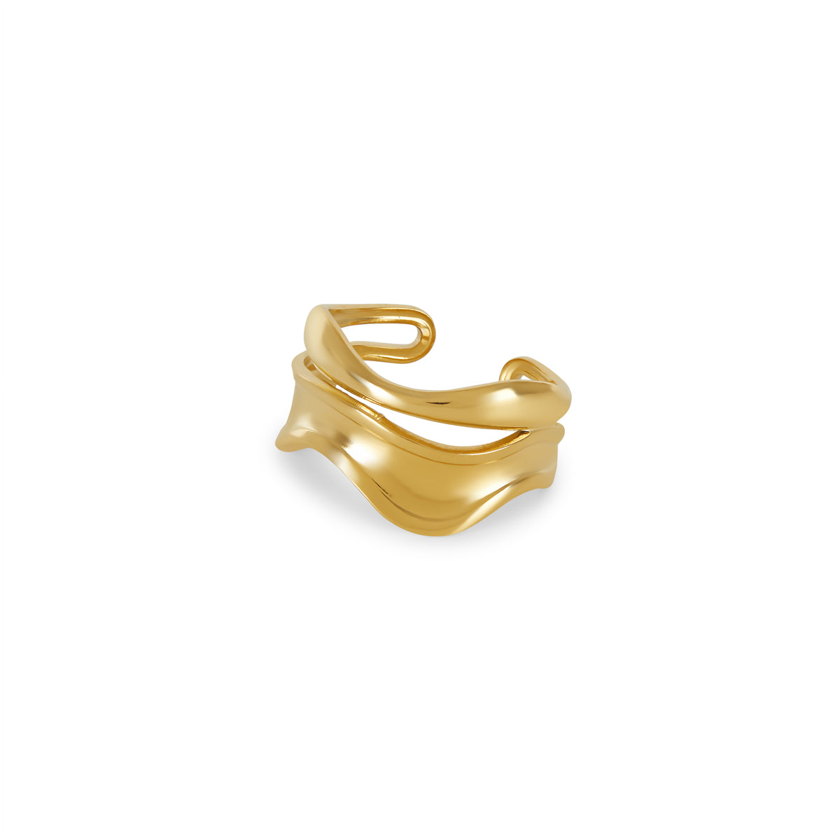 Charlie – Anillo Ajustable Escultural