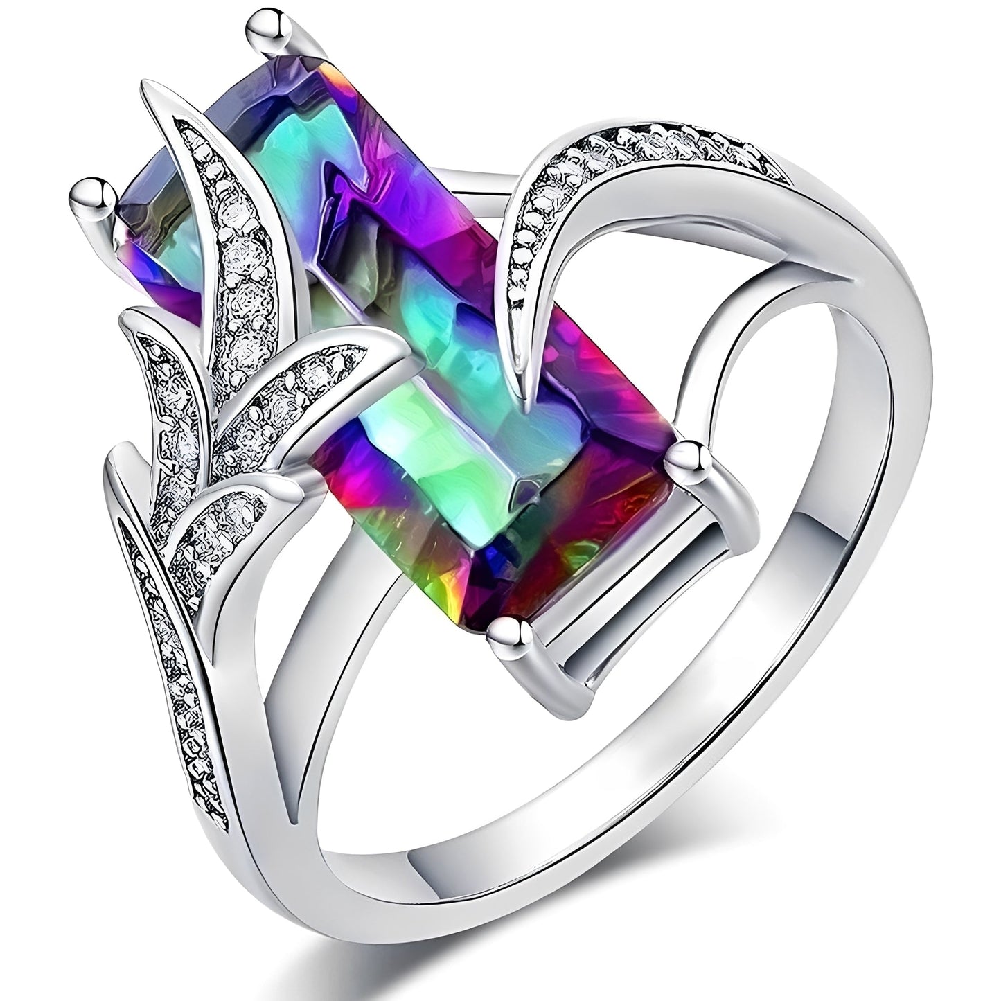 Valerie – Anillo Brillante en Topacio Arcano