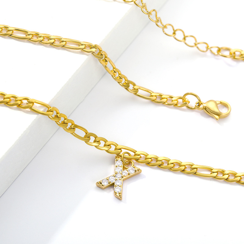 Love Initial Anklet - Pieza de tobillo con su inicial