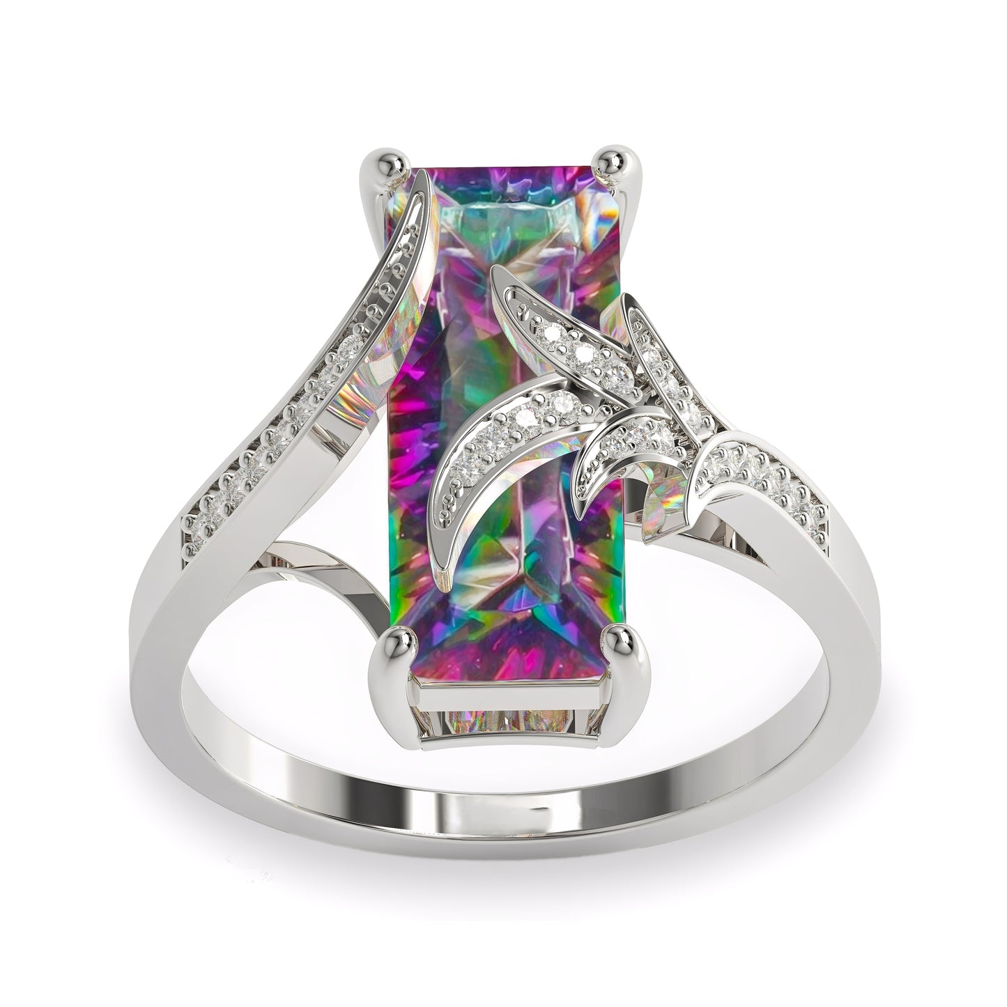 Valerie – Anillo Brillante en Topacio Arcano