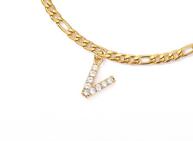 Love Initial Anklet - Pieza de tobillo con su inicial