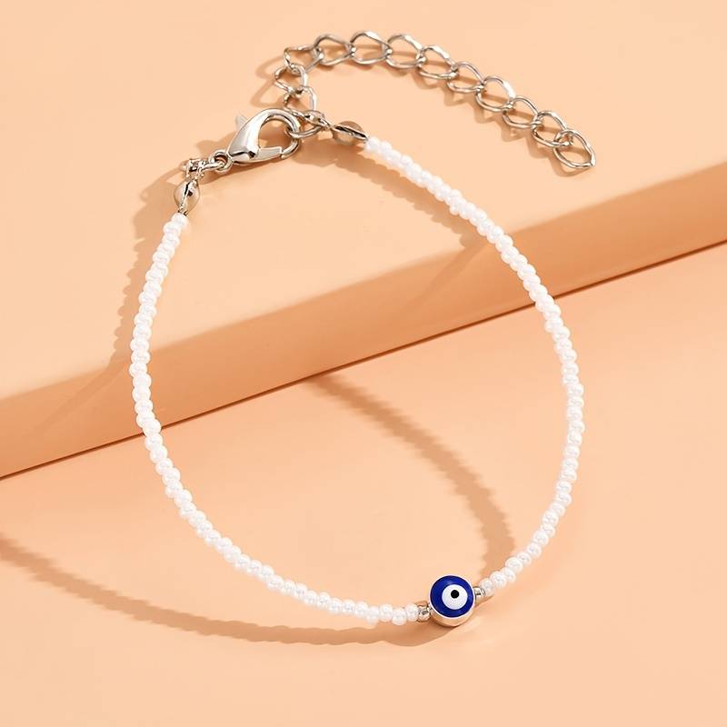 Evil Eye Bead Bracelet - Pulsera de cuentas Ojo Turco