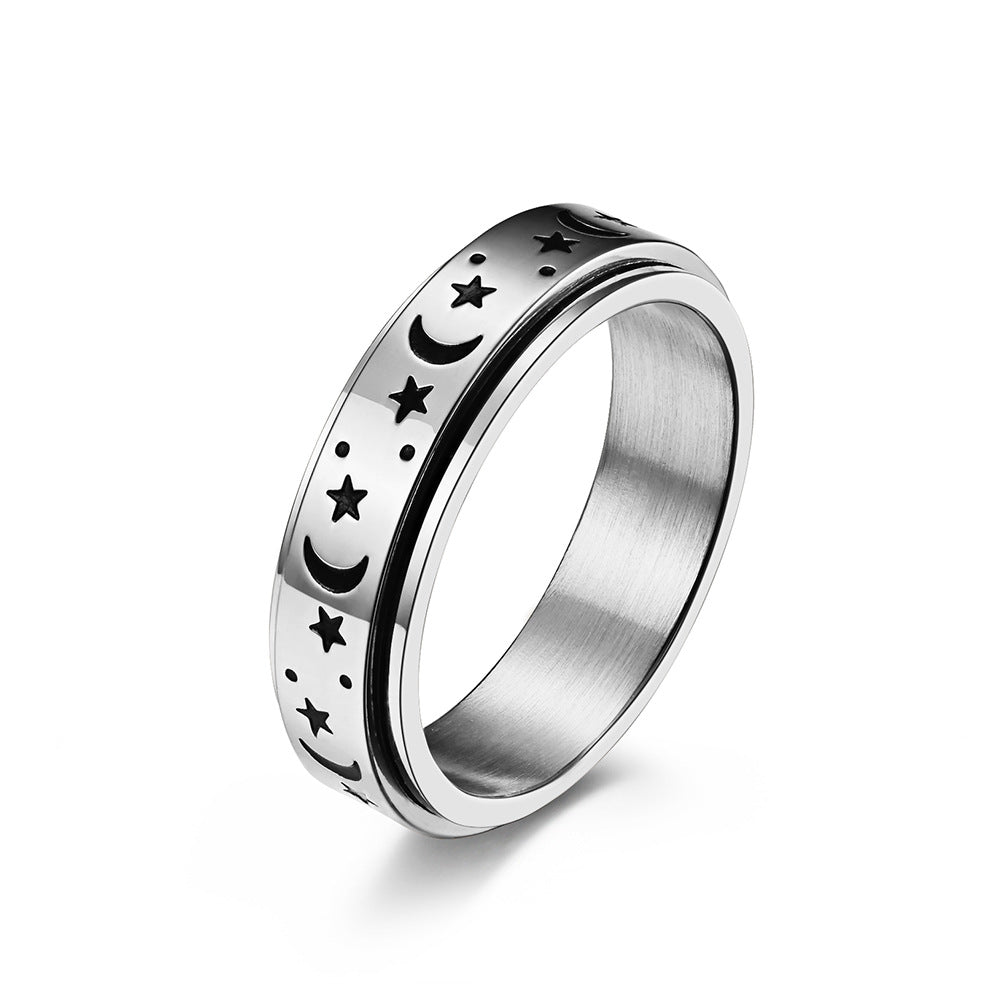 Astrid – Anillo Celeste Luna y Estrella