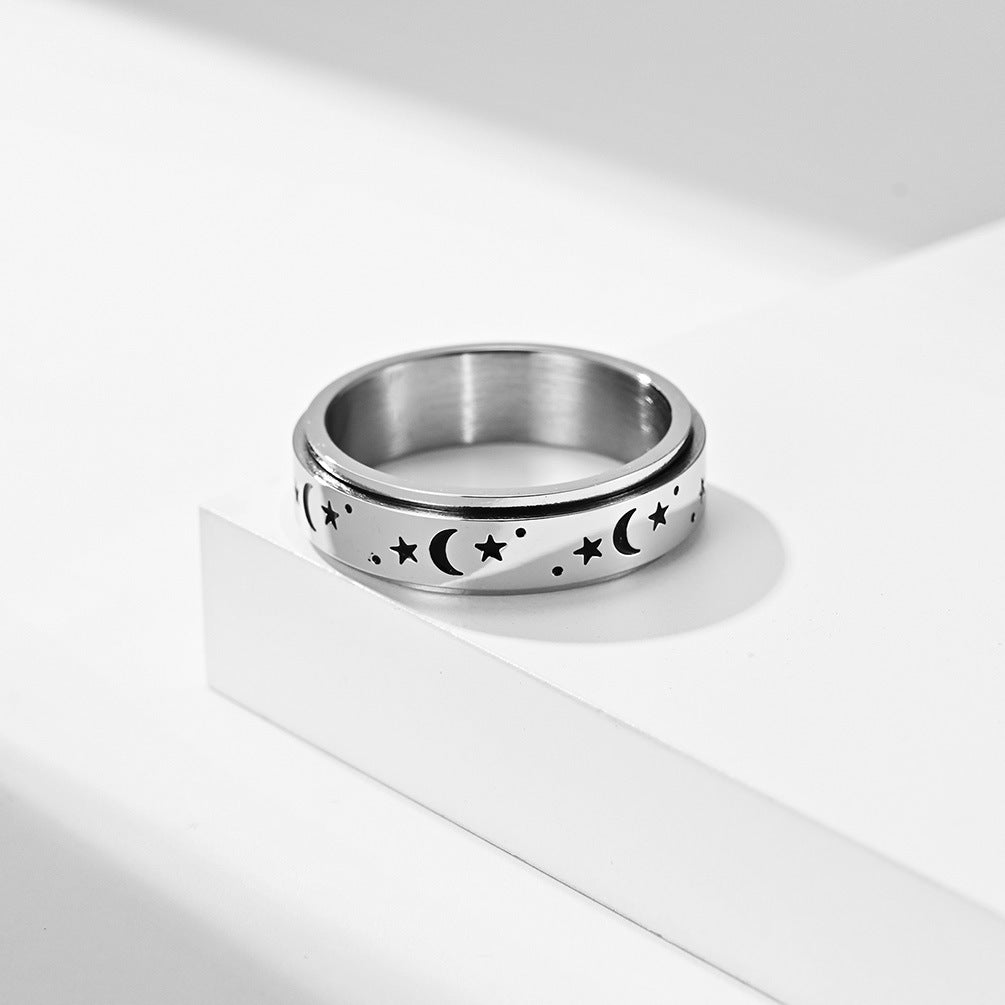 Astrid – Anillo Celeste Luna y Estrella
