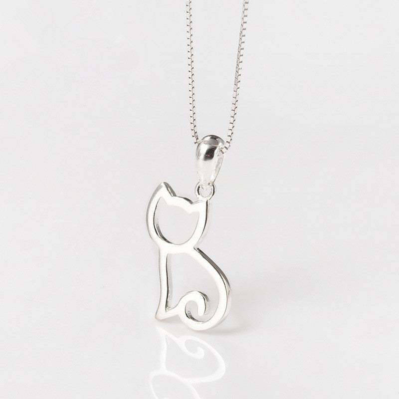 Colgante de Gato Adorable - Collar Hueco