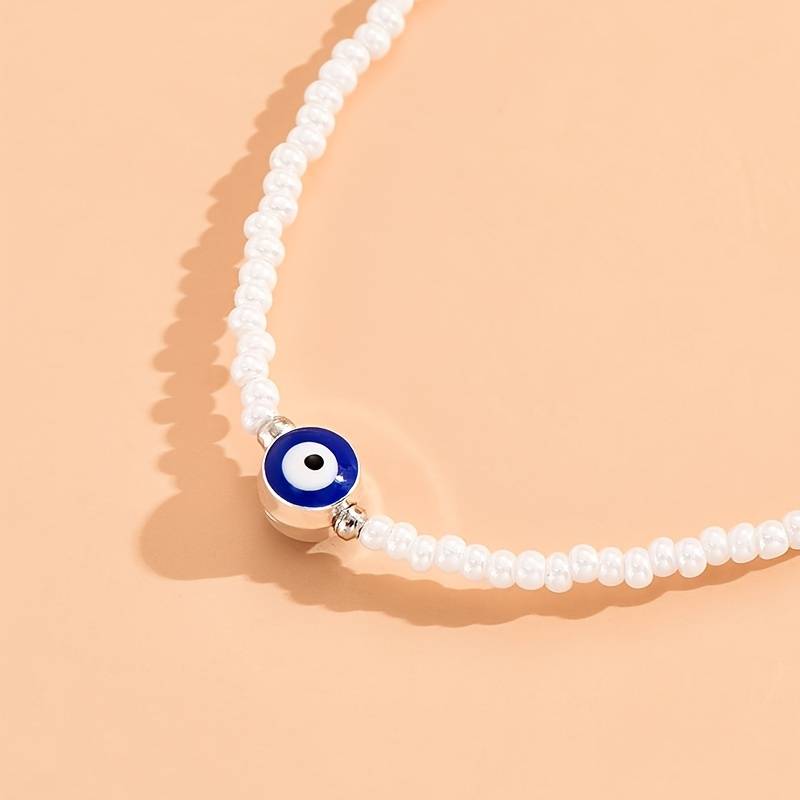 Evil Eye Bead Bracelet - Pulsera de cuentas Ojo Turco