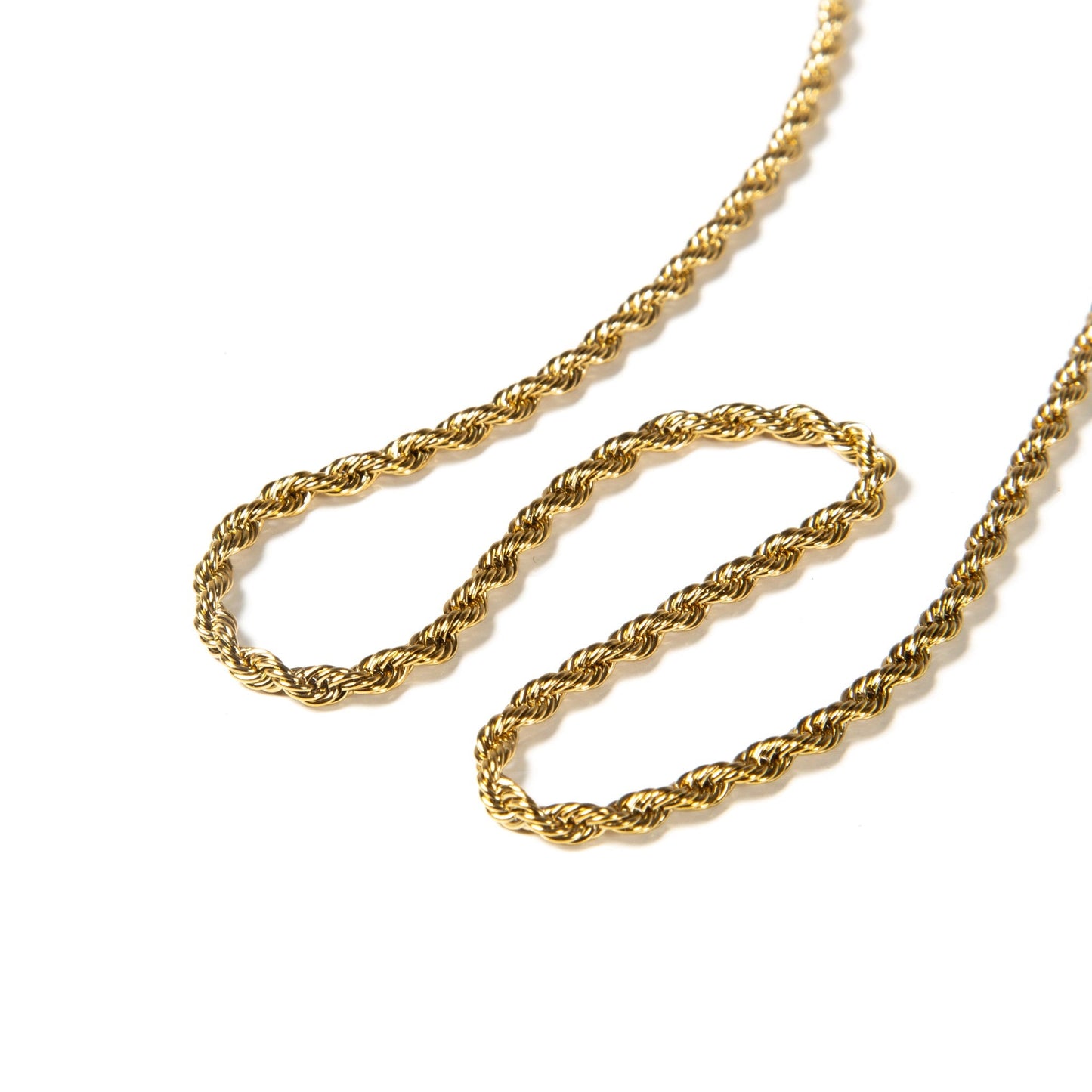 Sofia – Collar Cadena Cuerda Dorada