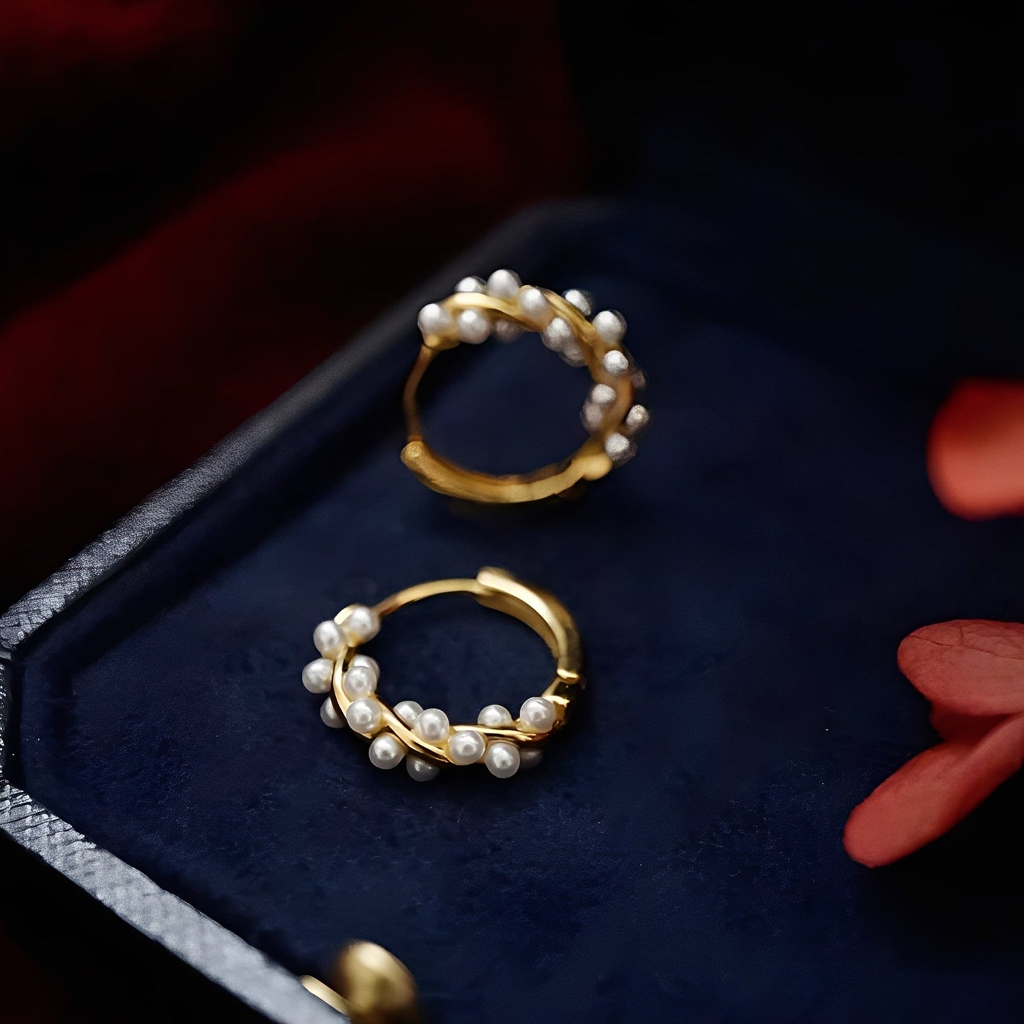 Ellie – Pendientes Perlas Torsadas