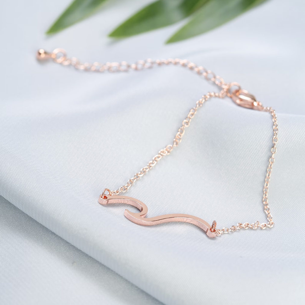 Wave Ankle Bracelet - Pulsera de tobillo Wave impermeable