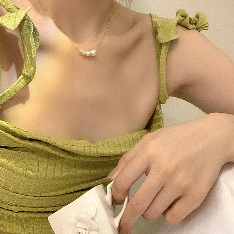 Miya – Collar Dorado con Perla de Agua Dulce