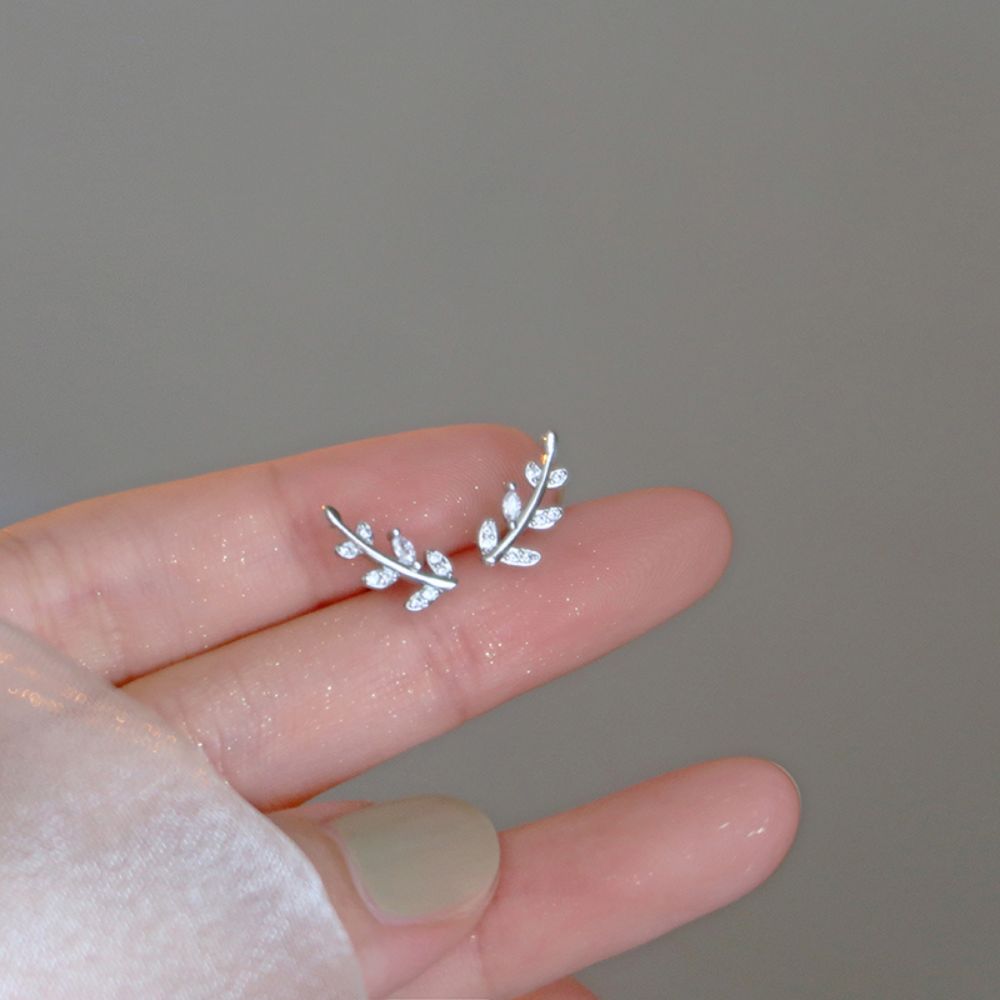 Liana – Pendientes Hojas Brillantes