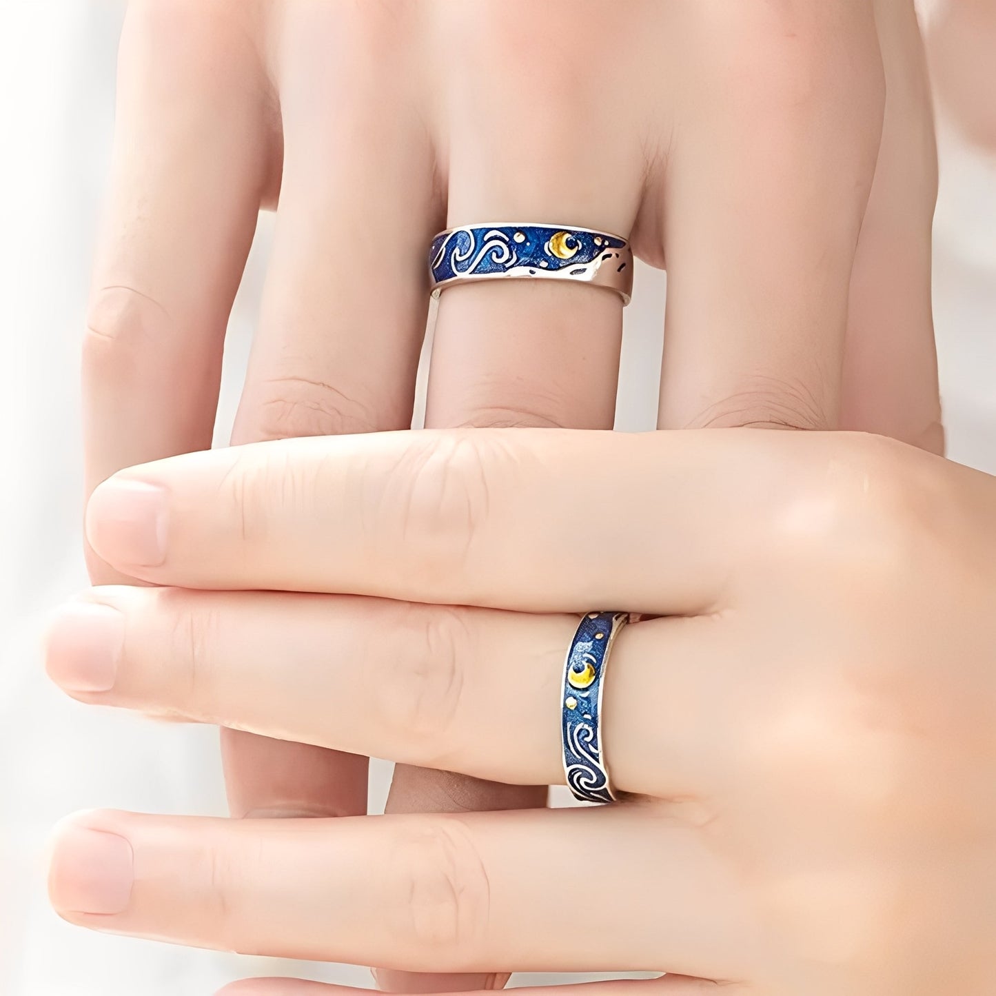 Shiloh – Conjunto de Anillos Noche Estrellada