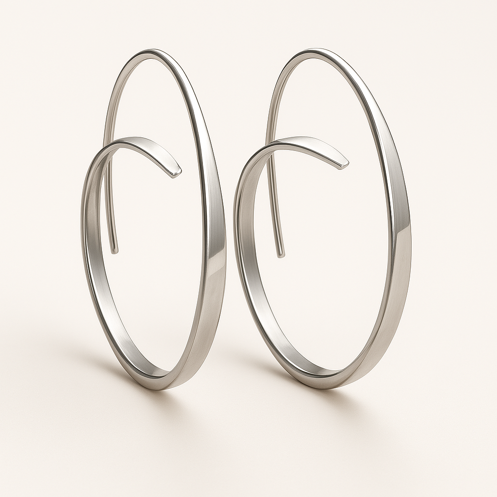 Becca – Pendientes con Forma de Espiral Elegante