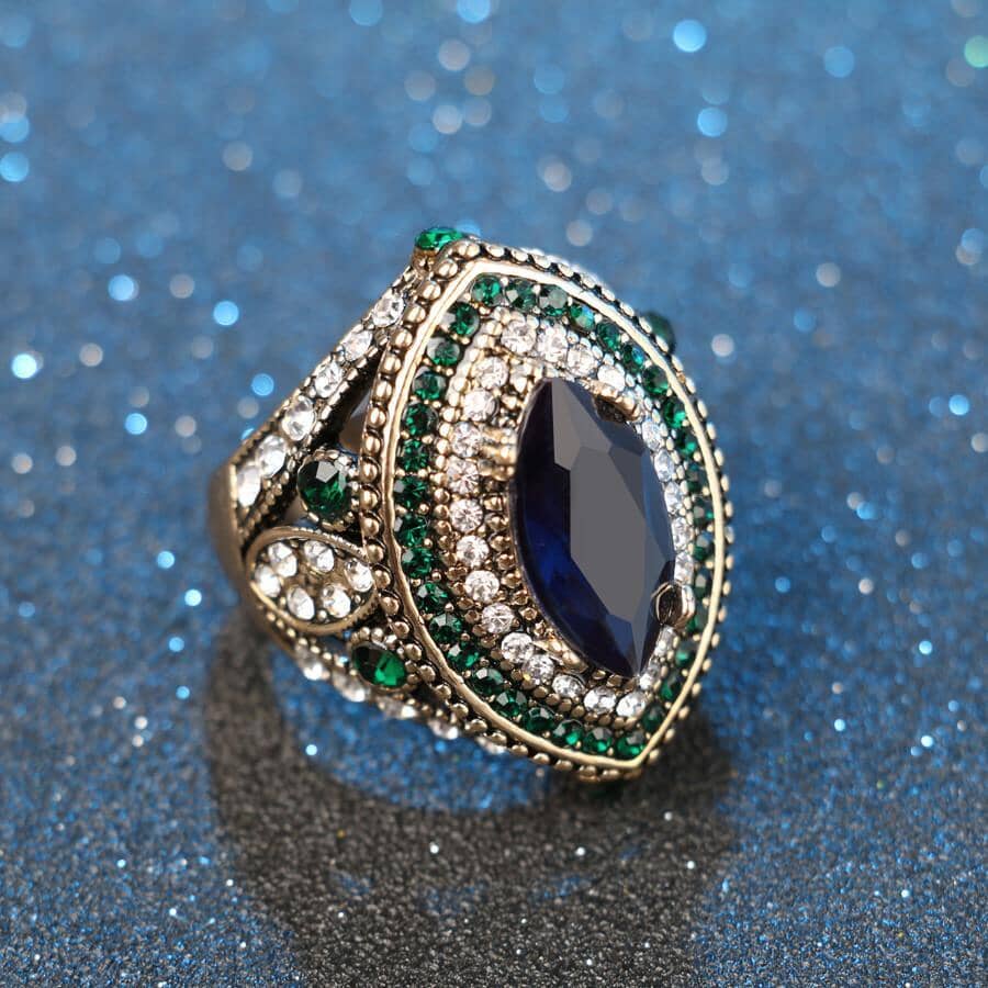 Dianora – Anillo Mosaico en Zafiros