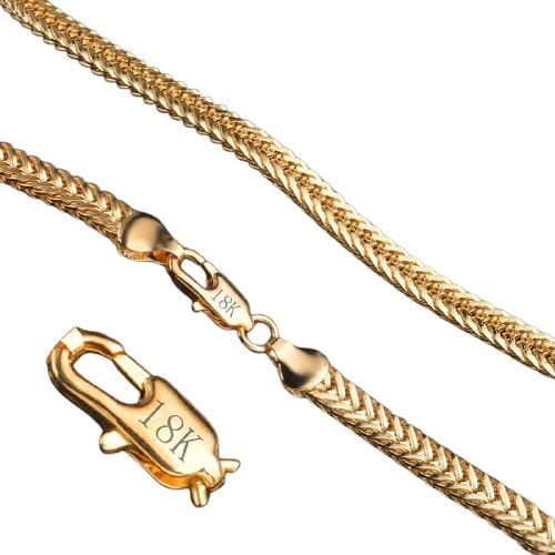Camille – Collar Liso Exquisito Chapado en Oro 18K
