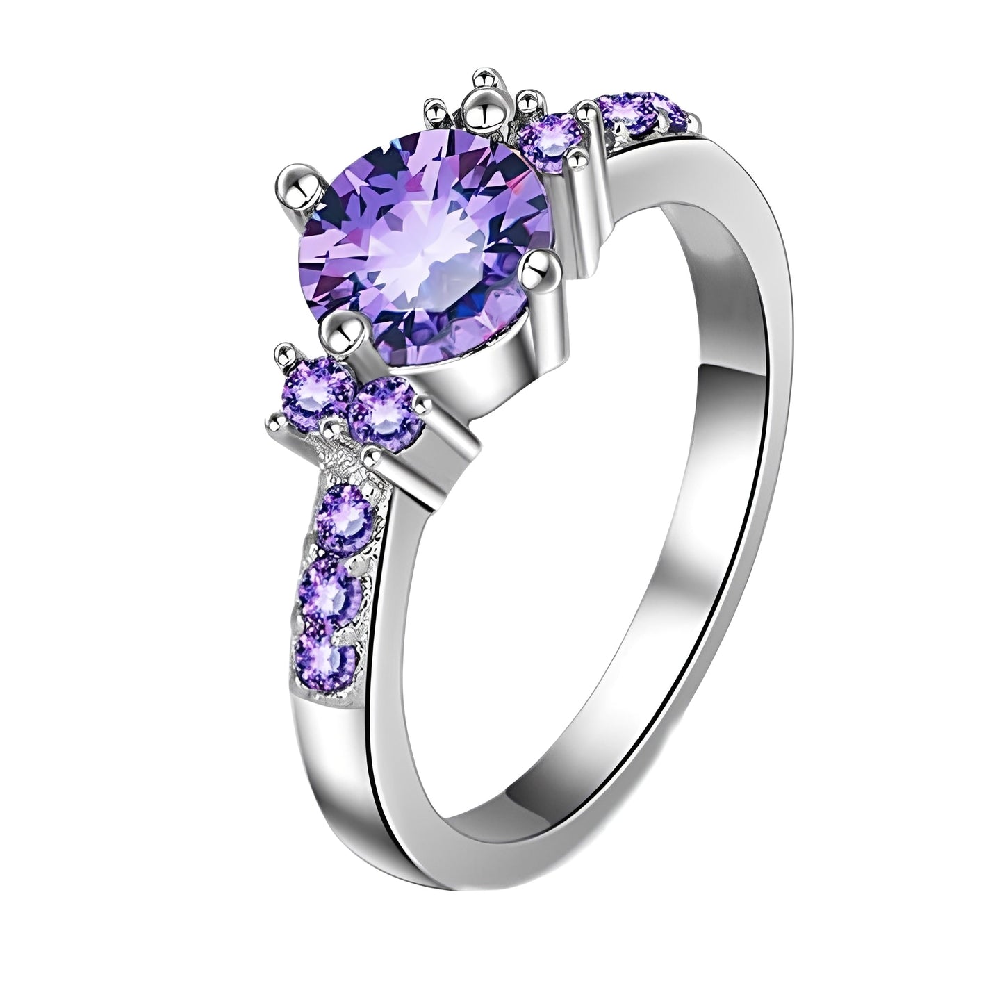 Coralie – Anillo Ametista Violeta