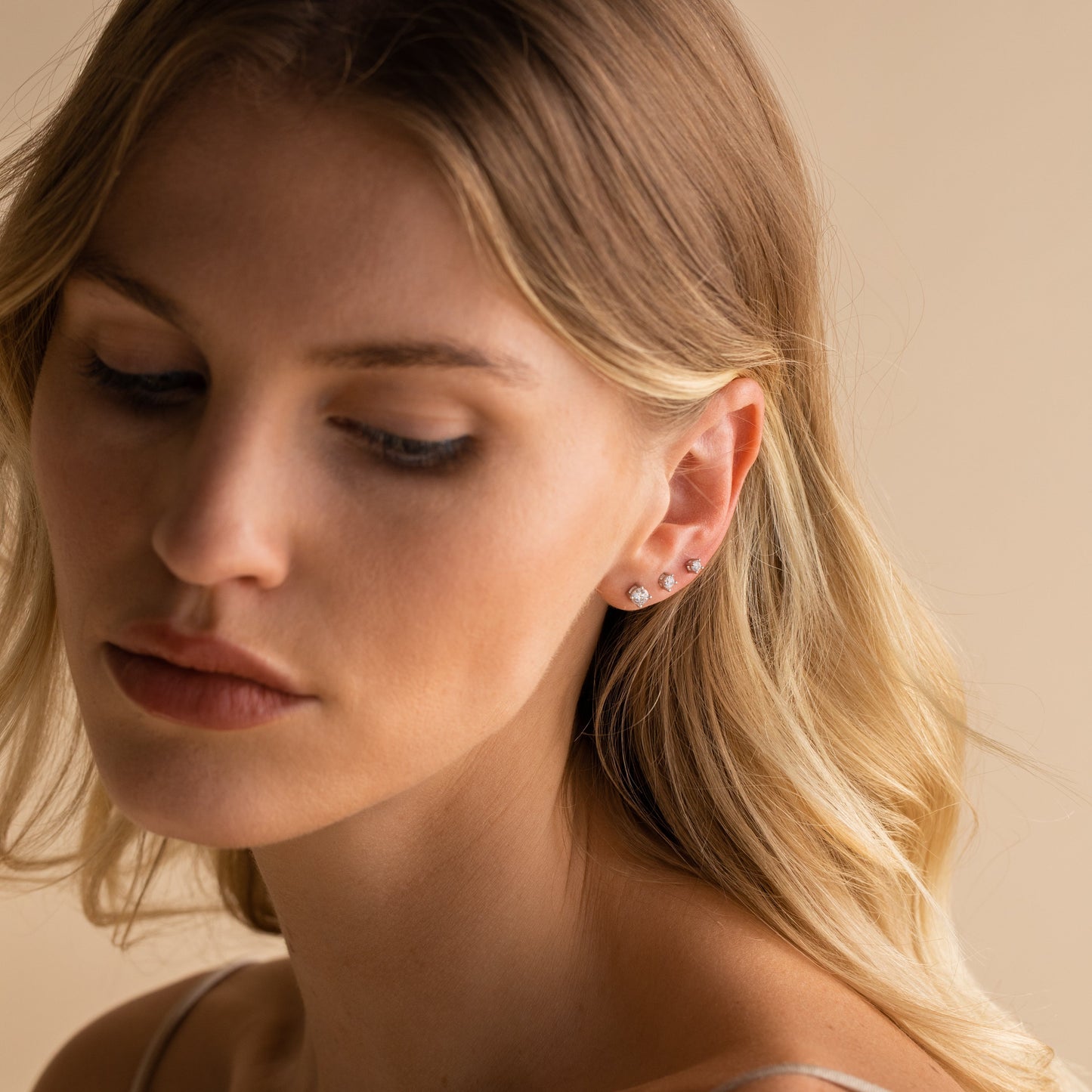 Booker – Conjunto de Pendientes de Diamante