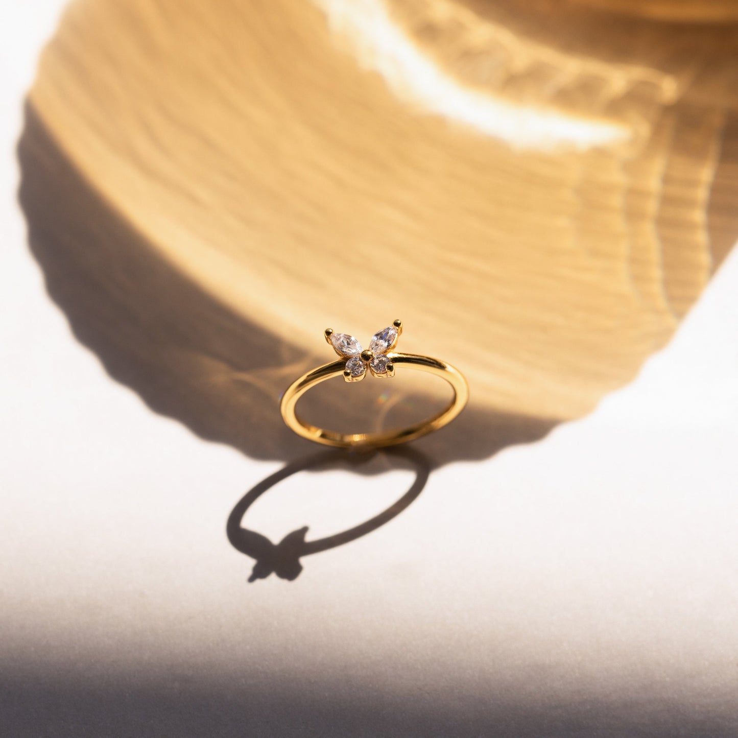 Mariposa – Anillo Diamante Elegante