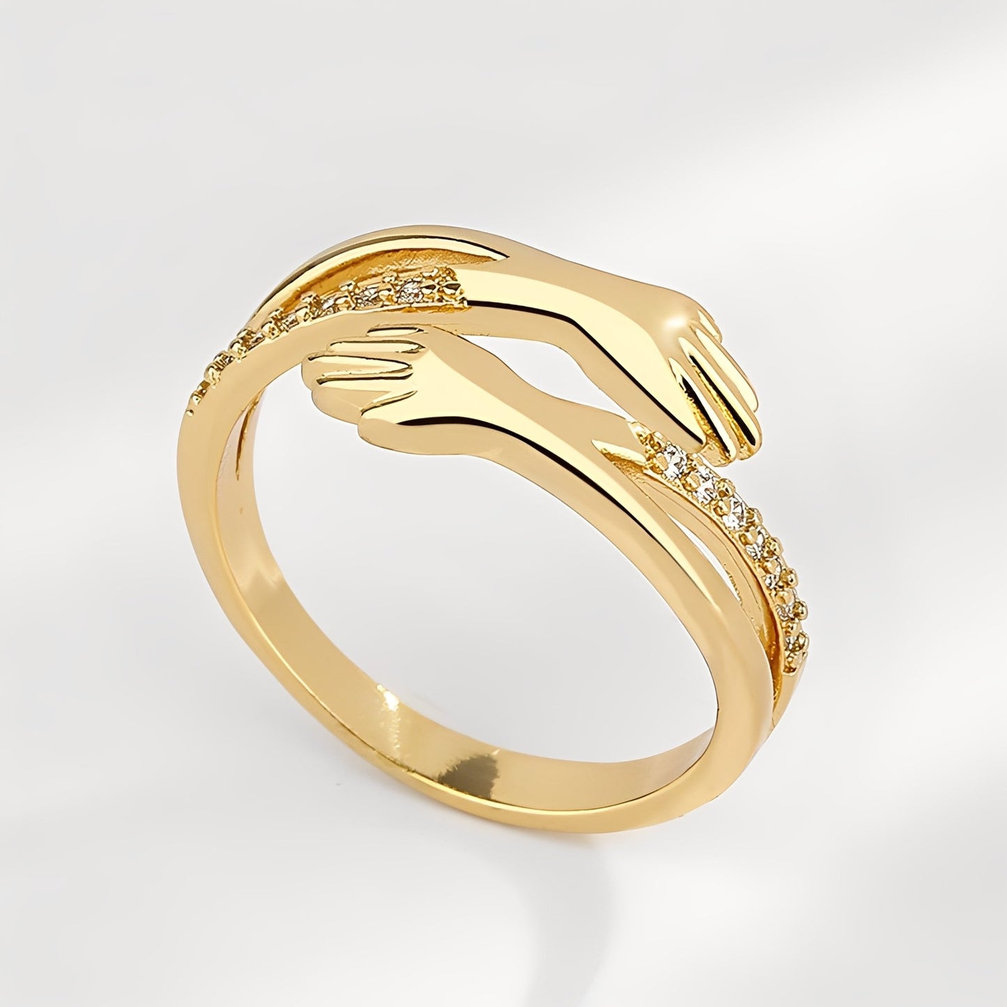 Fern – Anillo Abrazo Diamantado