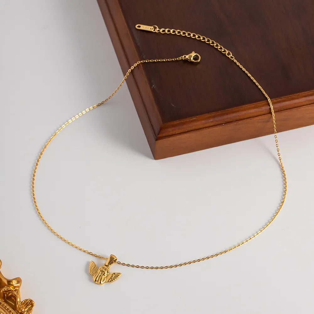Angelica – Collar Dorado Elegante