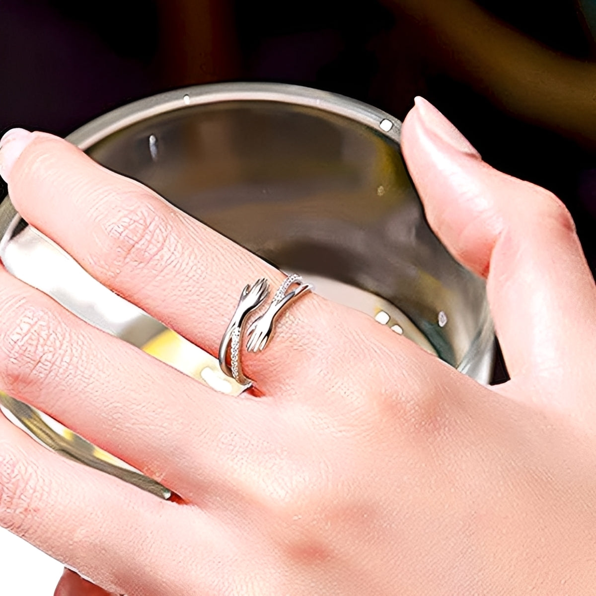 Fern – Anillo Abrazo Diamantado
