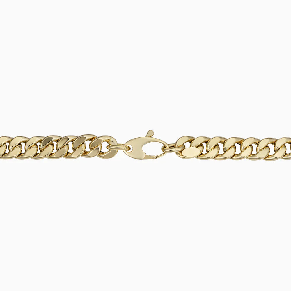 Estelle – Pulsera Cadena Cubana en Oro 16K