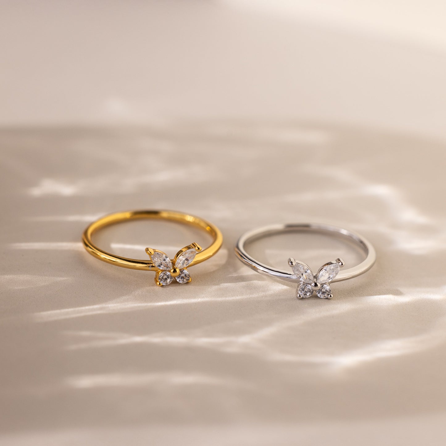 Mariposa – Anillo Diamante Elegante