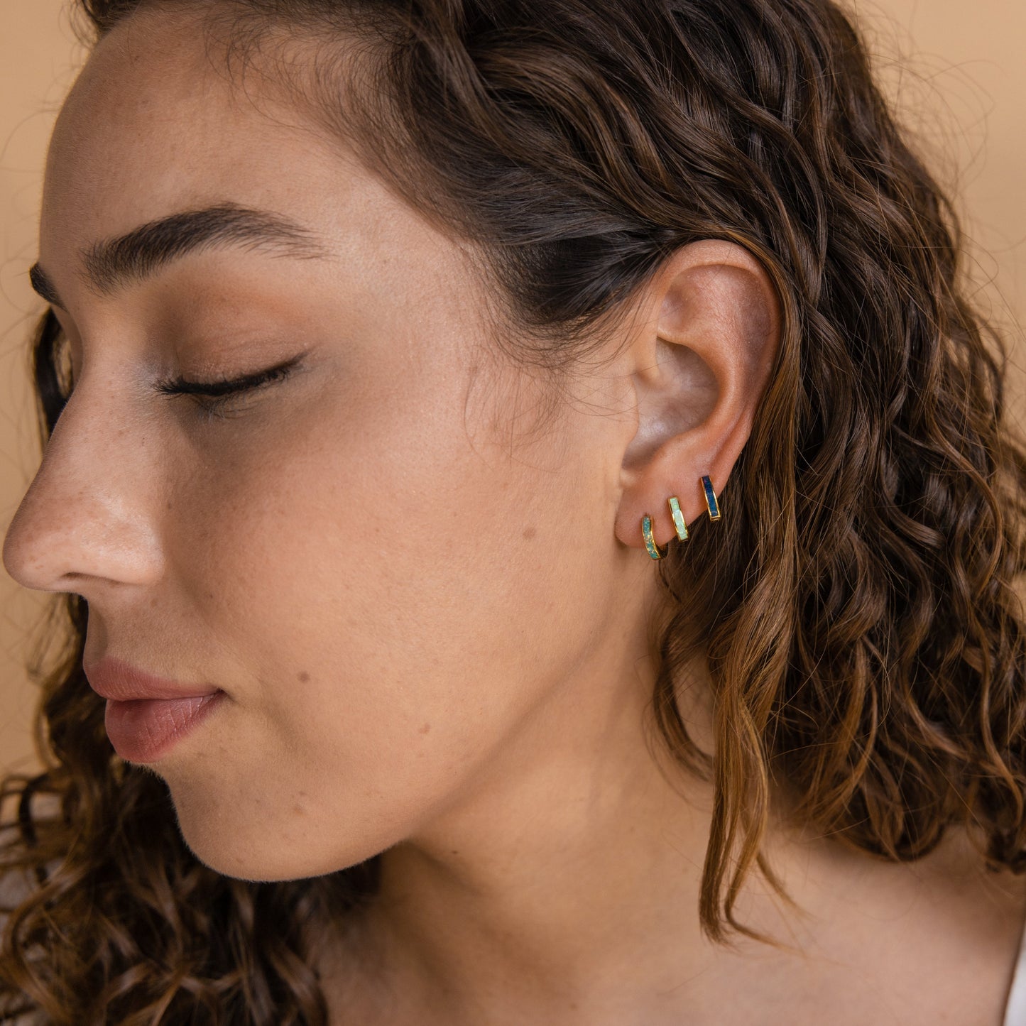 Anillos con Incrustaciones de Ópalo - Pendientes de Ópalo