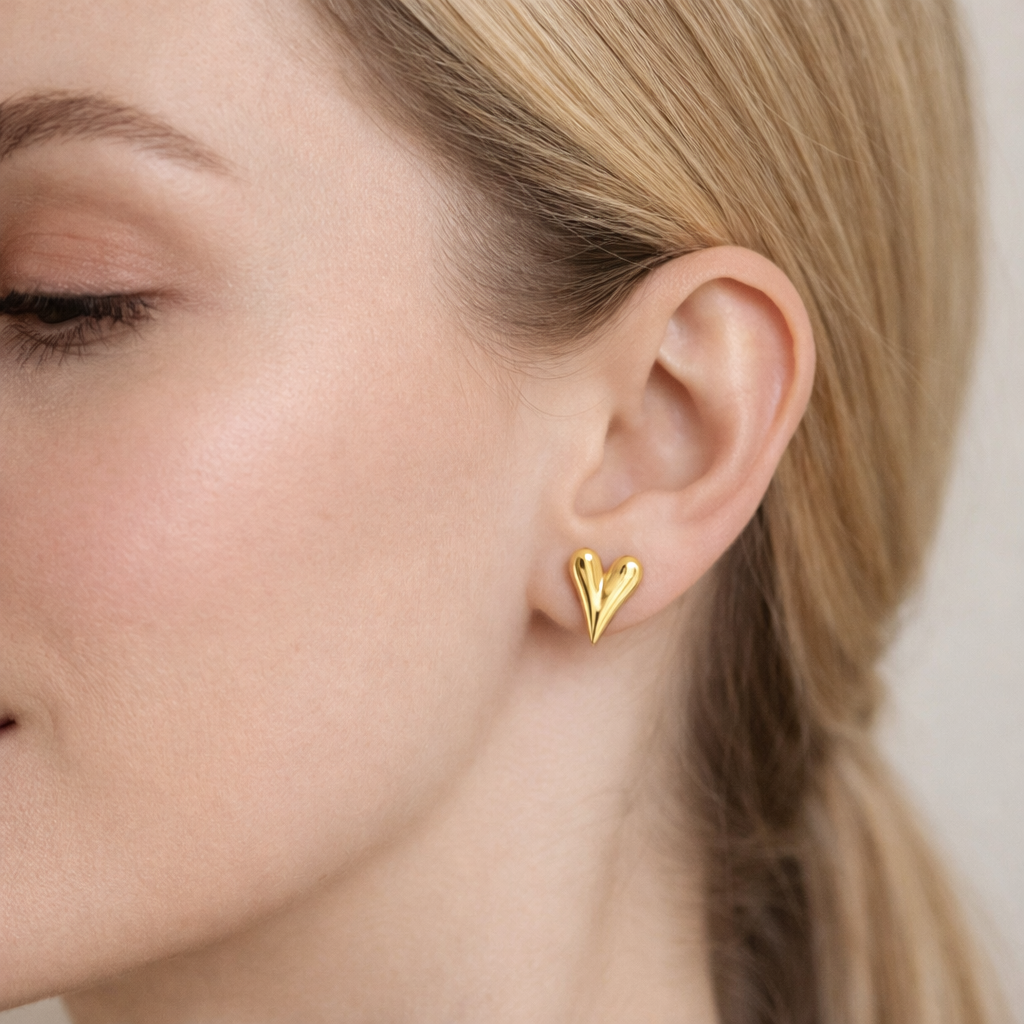 Charlie – Pendientes Corazón Elegantes