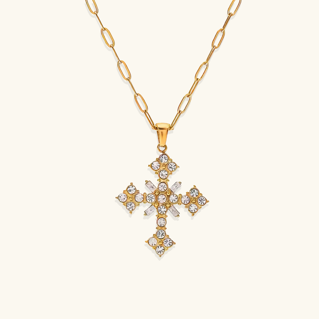 Divina – Collar Cruz Elegante