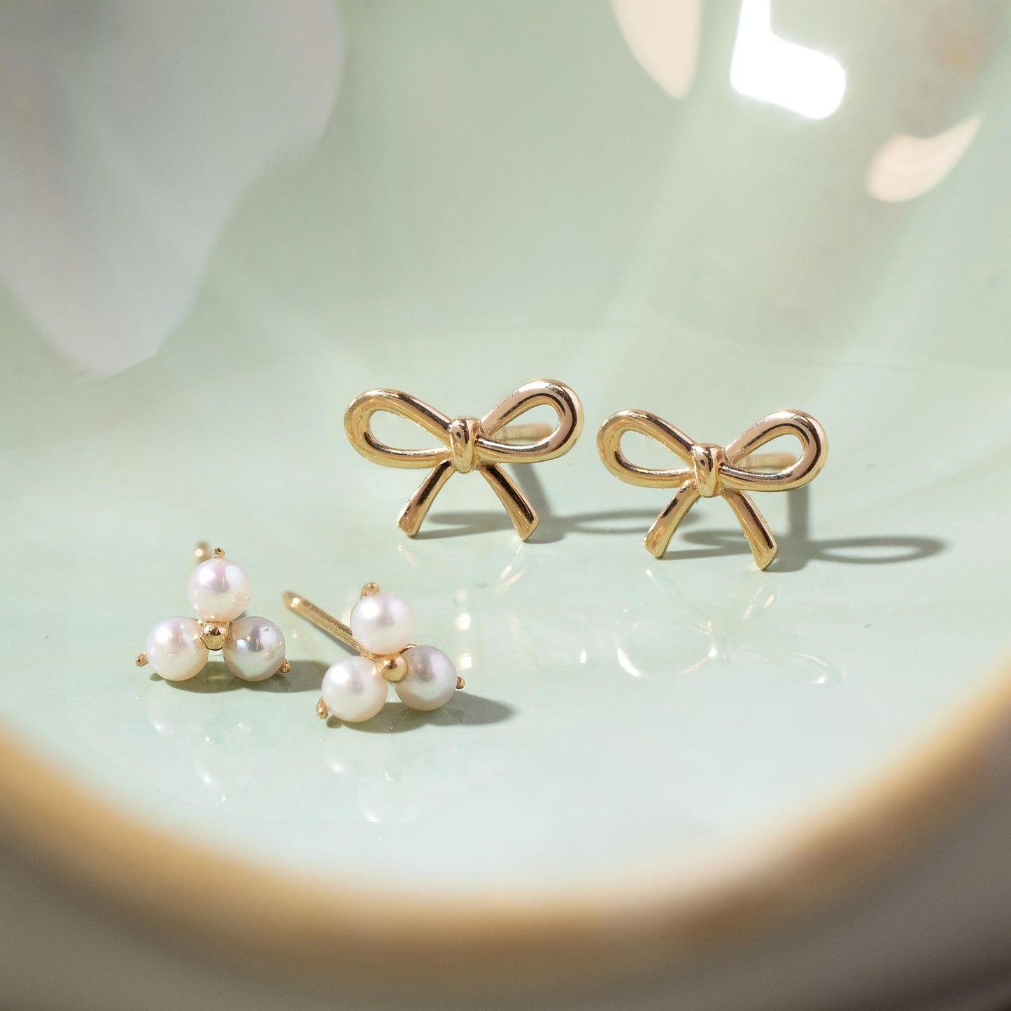 Isabella - Pendientes de perlas Trinity
