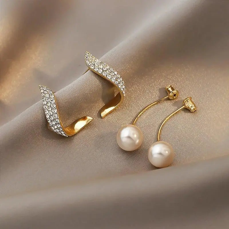 Lumine – Pendientes con Encanto de Perlas y Baño de Lujo