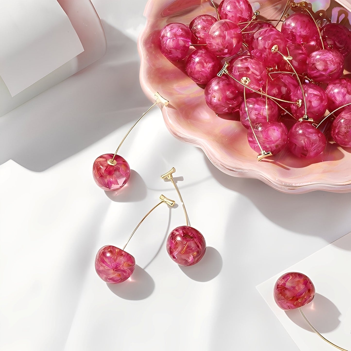 Merly – Boucles Cereza Dorada y Rosa