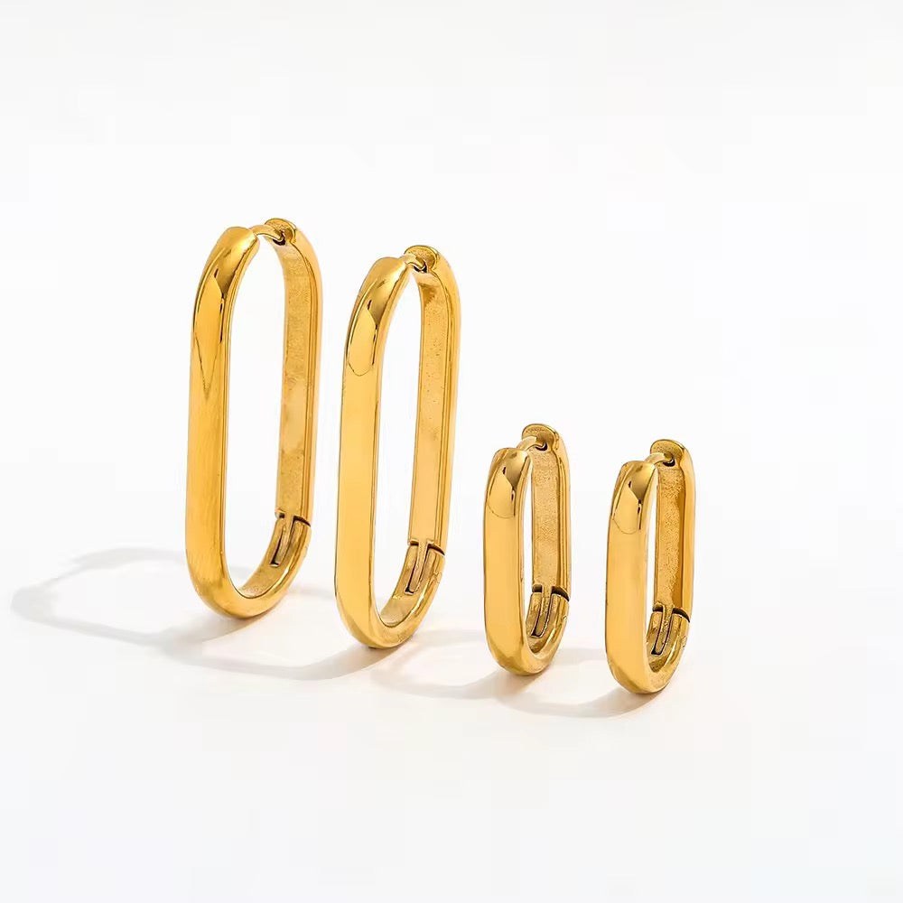 Camila – Pendientes Aro Curvo Chic