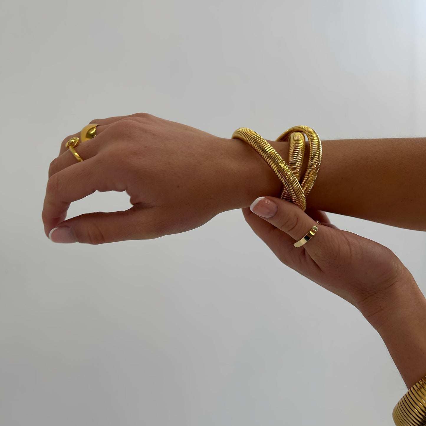 Gianna – Pulsera Elástica Triple Fila