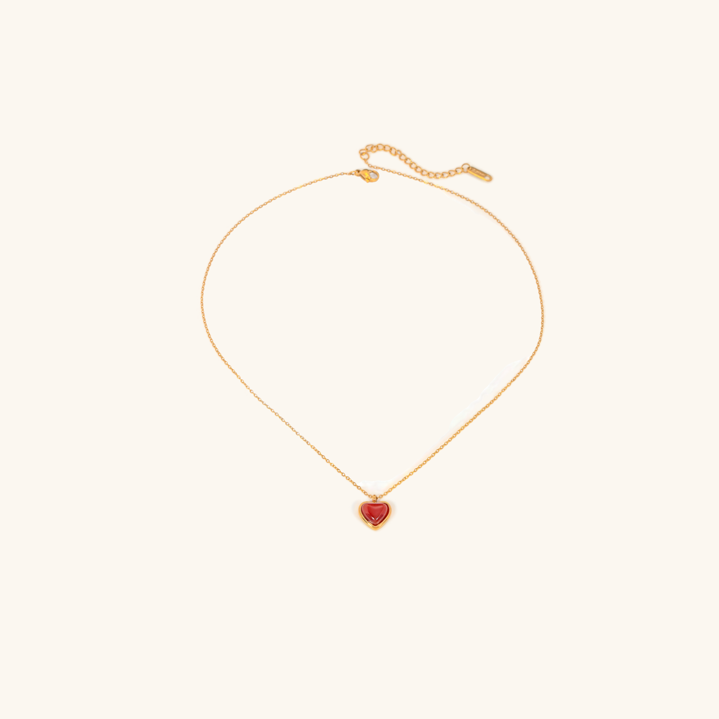 Cecily - Collar de Corazón de Oro