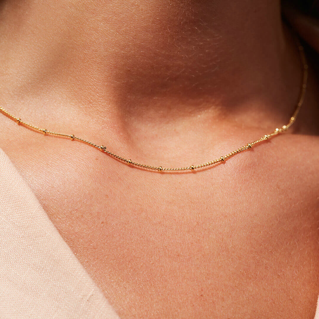 Reign - Collar de cadena de oro