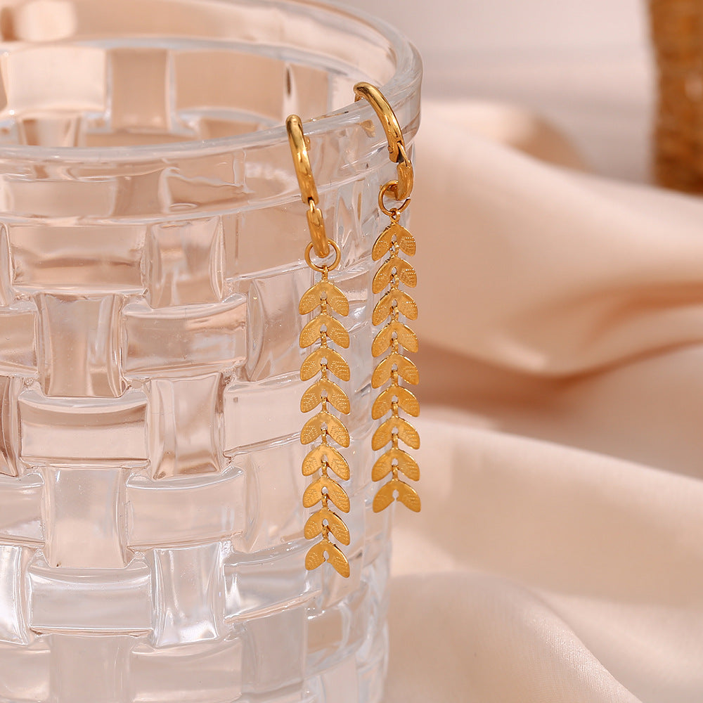 Faith - Pendientes en forma de cola de pez
