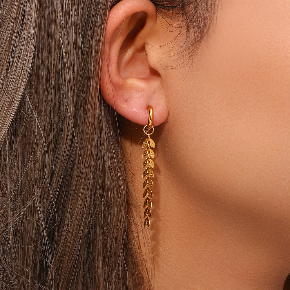 Faith - Pendientes en forma de cola de pez