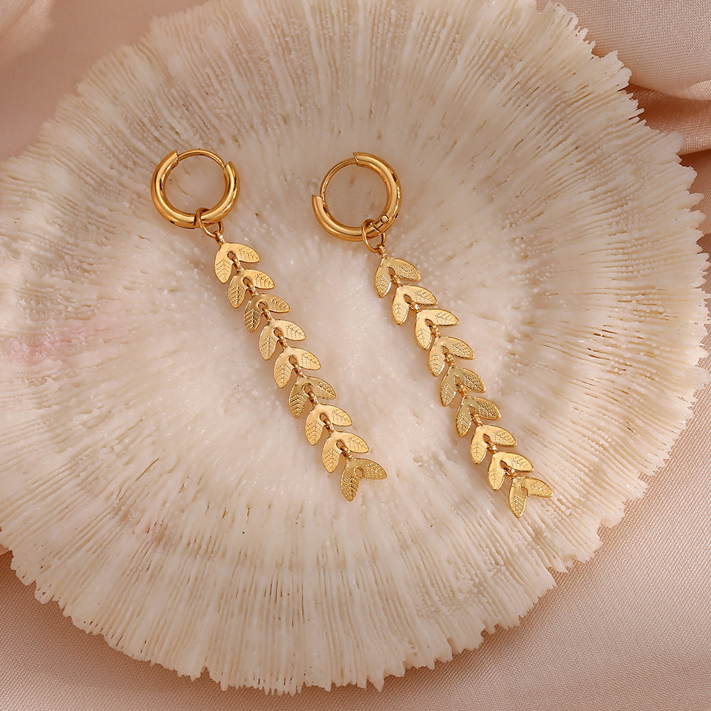 Faith - Pendientes en forma de cola de pez