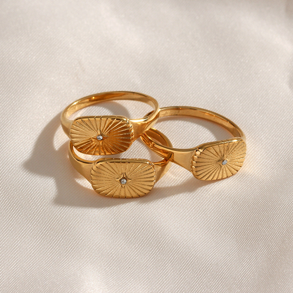 Aglaia - Anillo Solar de Oro